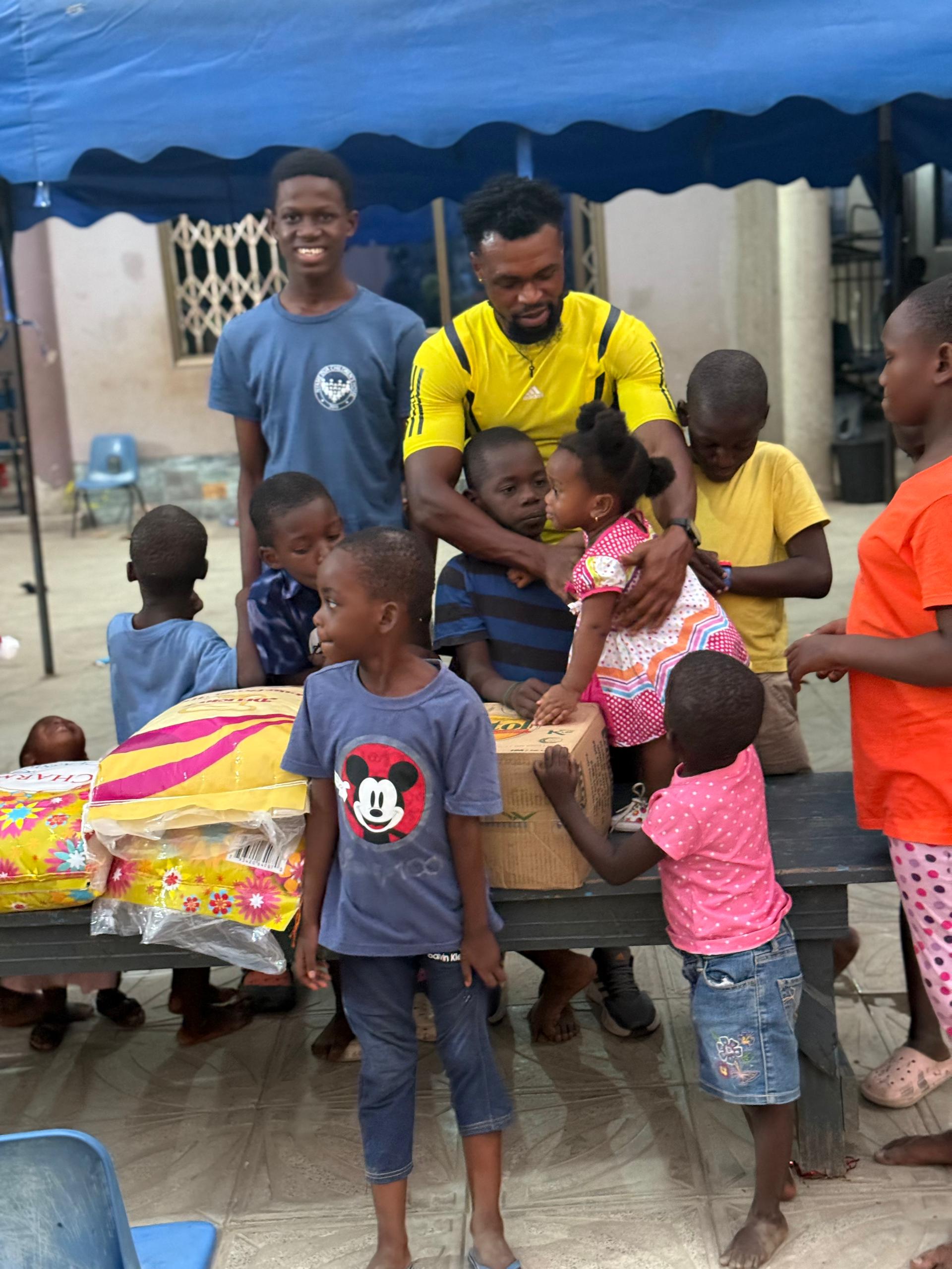 Women gathered during a Buti Foundation outreach session